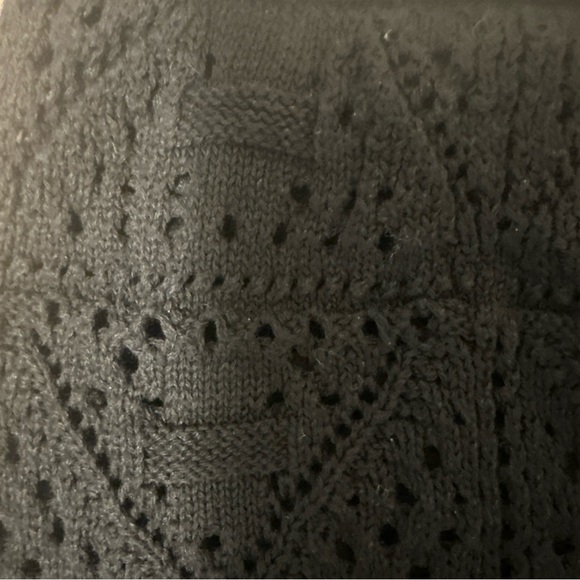 Zara Black Geometric Knit Mini Skirt - Picture 4 of 4